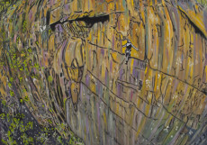 Rock Climbing - 130x180 - Oil on Canvas
